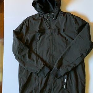 New men’s puma long jacket 573402 01 in blk/gry